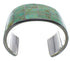 Sterling Silver Southwestern Turquoise Inlay Cuff Bracelet CX49539
