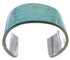 Southwestern Turquoise Authentic Sterling Silver Cuff Bracelet CX49546