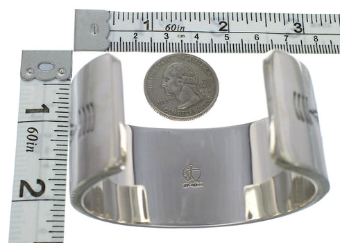 Southwestern Turquoise Authentic Sterling Silver Cuff Bracelet CX49546