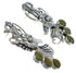 Flower Southwestern Silver Turquoise Post Earrings AX49458