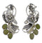 Authentic Sterling Silver Turquoise Flower Post Earrings AX49462