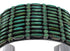 Turquoise Needlepoint Sterling Silver Sturdy Cuff Bracelet CX49555