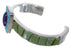 Sterling Silver Multicolor Turquoise Southwest Cuff Bracelet CX49633