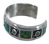 Southwest Genuine Sterling Silver Turquoise Cuff Bracelet CX49655