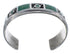 Southwest Genuine Sterling Silver Turquoise Cuff Bracelet CX49655