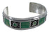 Southwest Turquoise Authentic Sterling Silver Cuff Bracelet CX49657