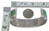 Southwest Turquoise Authentic Sterling Silver Cuff Bracelet CX49657