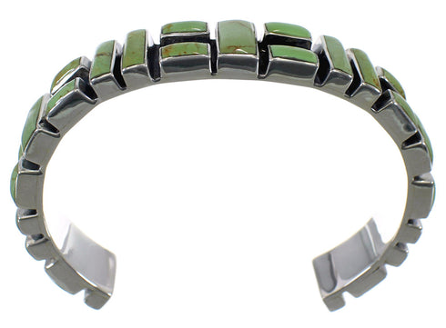Turquoise Southwest Genuine Sterling Silver Cuff Bracelet CX49773