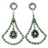 Southwestern Turquoise Sterling Silver Post Dangle Earrings AX50986