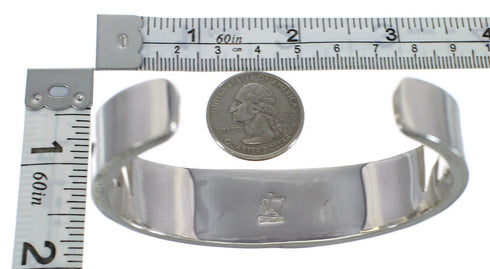 Sterling Silver Multicolor Inlay Southwest Heavy Cuff Bracelet CX49886