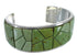 Turquoise Southwestern Silver Well-Built Cuff Bracelet CX49889