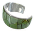 Turquoise Southwestern Silver Well-Built Cuff Bracelet CX49889