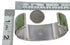 Turquoise Southwestern Silver Well-Built Cuff Bracelet CX49889