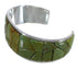 Silver Southwestern Turquoise Well-Built Cuff Bracelet CX49894