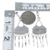 Sterling Silver And Lapis Needlepoint Post Dangle Earrings AX50786