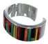 Multicolor Whiterock Silver Southwestern Cuff Bracelet CX50119