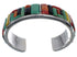 Multicolor Whiterock Silver Southwestern Cuff Bracelet CX50119