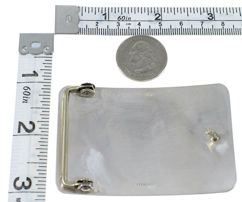 American Indian George Phillips Bear Bear Paw Belt Buckle EX50335