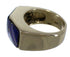 Lapis And Opal Inlay 14 Karat Gold Ring Size 5-1/4 EX50609