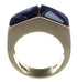 Lapis And Opal Inlay 14 Karat Gold Ring Size 5-1/4 EX50609