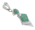 Authentic Sterling Silver Turquoise Slide Pendant AX51255