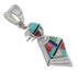 Multicolor And Sterling Silver Slide Pendant AX51281