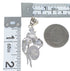 Southwestern Silver Turquoise Flower Pendant AX51549
