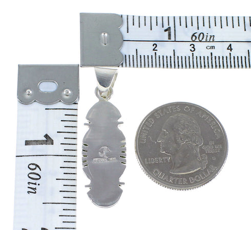Southwest Turquoise Sterling Silver Pendant YX51558
