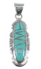 Sterling Silver Turquoise Pendant Jewelry YX51585