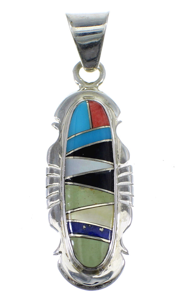 Authentic Sterling Silver Multicolor Pendant YX51614