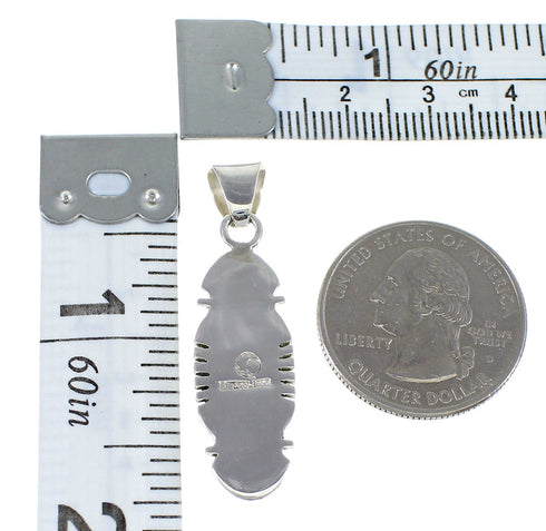 Authentic Sterling Silver Multicolor Inlay Pendant YX51619