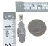 Authentic Sterling Silver Multicolor Inlay Pendant YX51619
