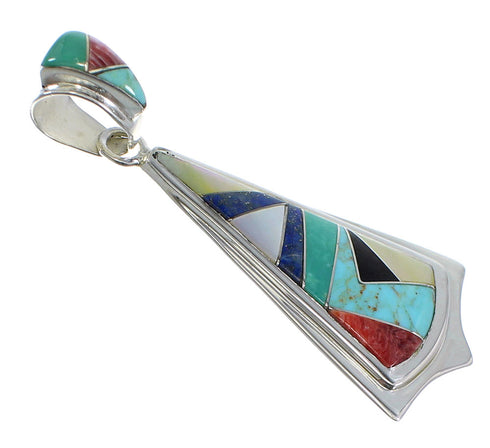 Authentic Multicolor Inlay Pendant YX51746