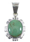 Turquoise Genuine Sterling Silver Pendant YX52416