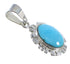Turquoise Silver Southwestern Pendant YX52427