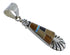 Multicolor Sterling Silver Southwestern Pendant YX52513