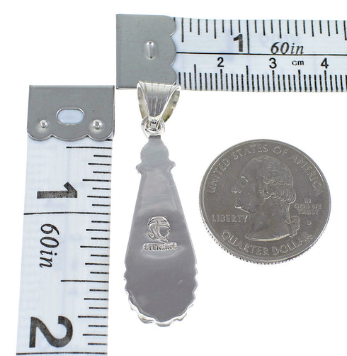 Multicolor Sterling Silver Southwestern Pendant YX52513