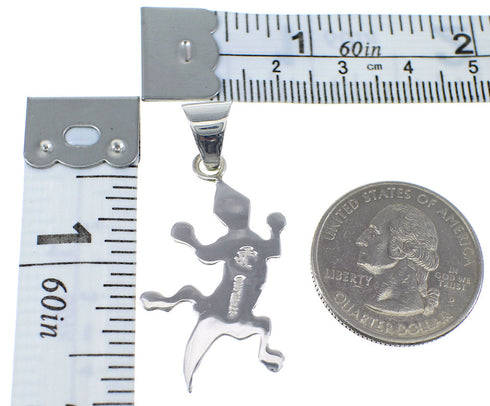 Southwest Turquoise Silver Lizard Pendant Jewelry YX51759