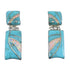 Turquoise And Opal Southwest Silver Earrings EX54027