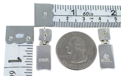 Tiger Eye Multicolor Inlay Sterling Silver Earrings EX54036