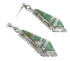Sterling Silver Opal And Turquoise Earrings RX55317