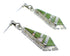 Authentic Sterling Silver Opal Turquoise Earrings RX55319