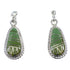 Southwestern Sterling Silver Turquoise Inlay Earrings RX55367