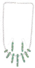Sterling Silver Turquoise And Opal Southwest Necklace And Earring Set CX52671