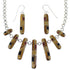Multicolor Southwest Genuine Sterling Silver Necklace And Earrings Set CX52697