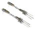Multicolor Sterling Silver Southwestern Earrings YX53111