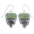 Turquoise Sterling Silver Hand Hook Earrings YX52769