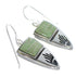Turquoise Sterling Silver Hand Hook Earrings YX52769
