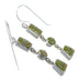Southwestern Turquoise Sterling Silver Hook Dangle Earrings YX52784