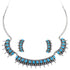 Turquoise Genuine Sterling Silver Southwestern Jewelry Set CX52772